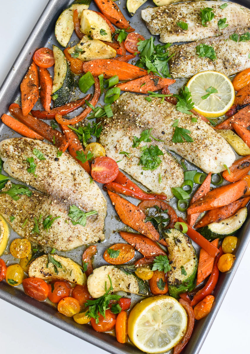 Recipe: Mediterranean Baked Tilapia – Terranean Spices, Spreads & Snacks
