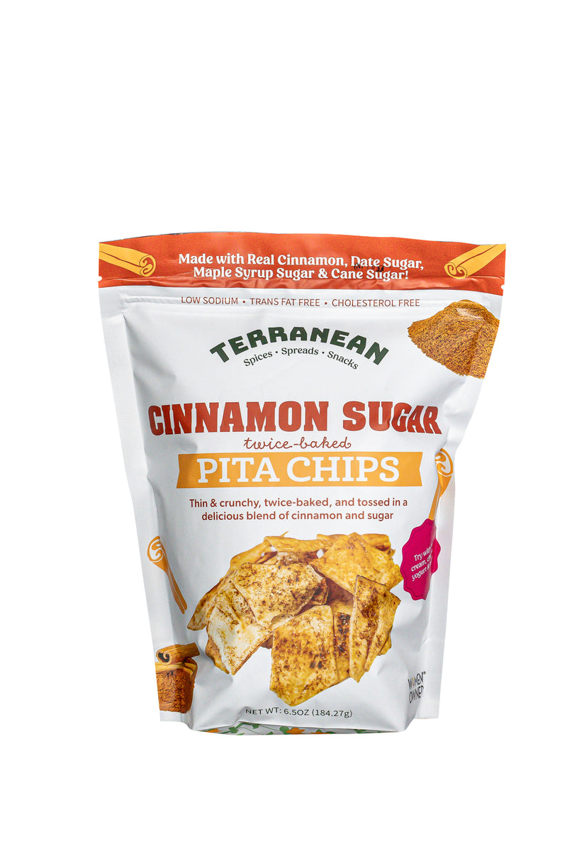 Cinnamon Sugar Twice-Baked Pita Chips Ft. Date Sugar & Maple Sugar! 6.