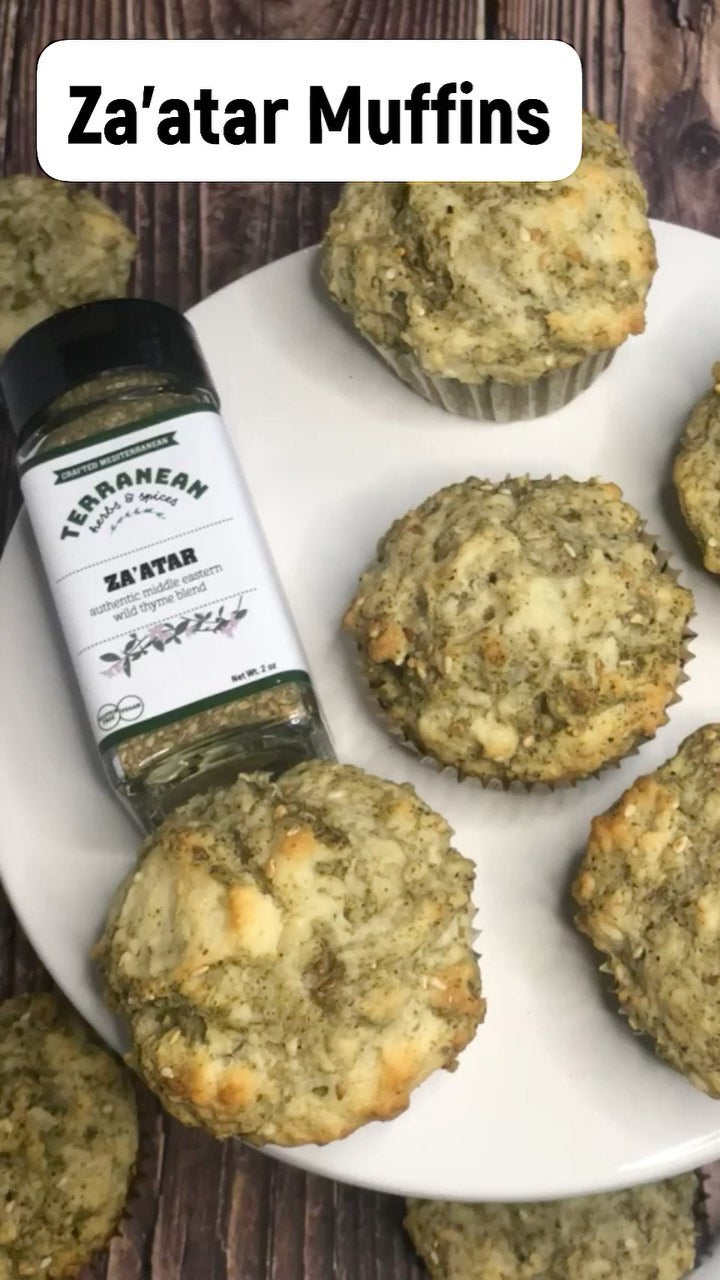 Sweet & Savory Za’atar Muffins