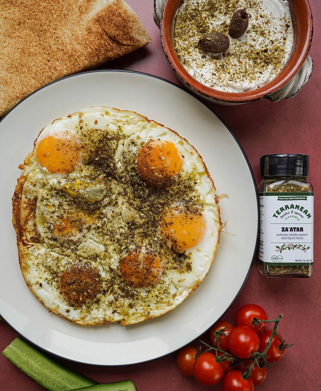 Sunny Side Up Za’atar Eggs