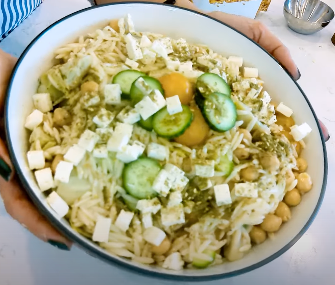 Orzo Feta Za’atar Salad