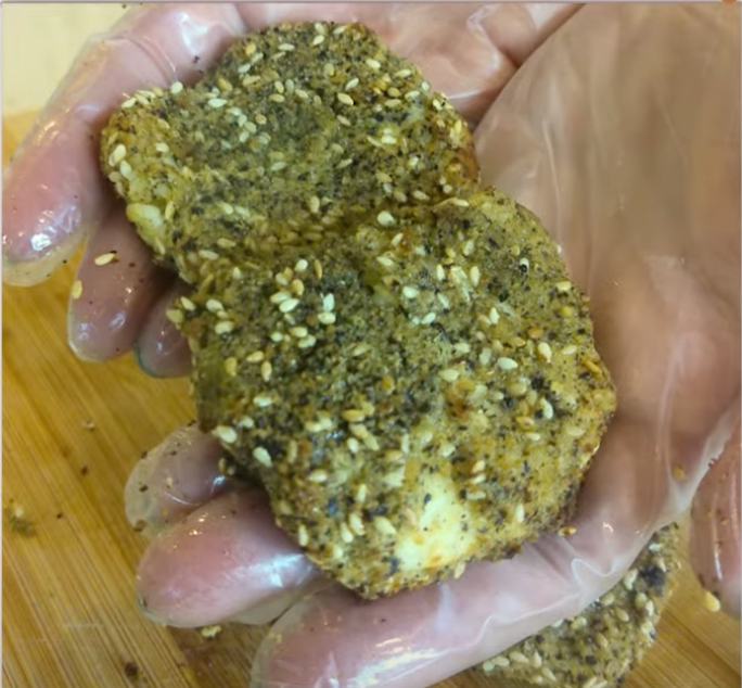 Air-Fryer Za’atar Halloumi Bites