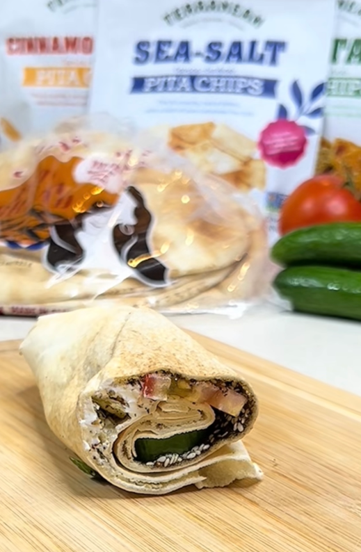Zaatar Pita Roll with Crunch
