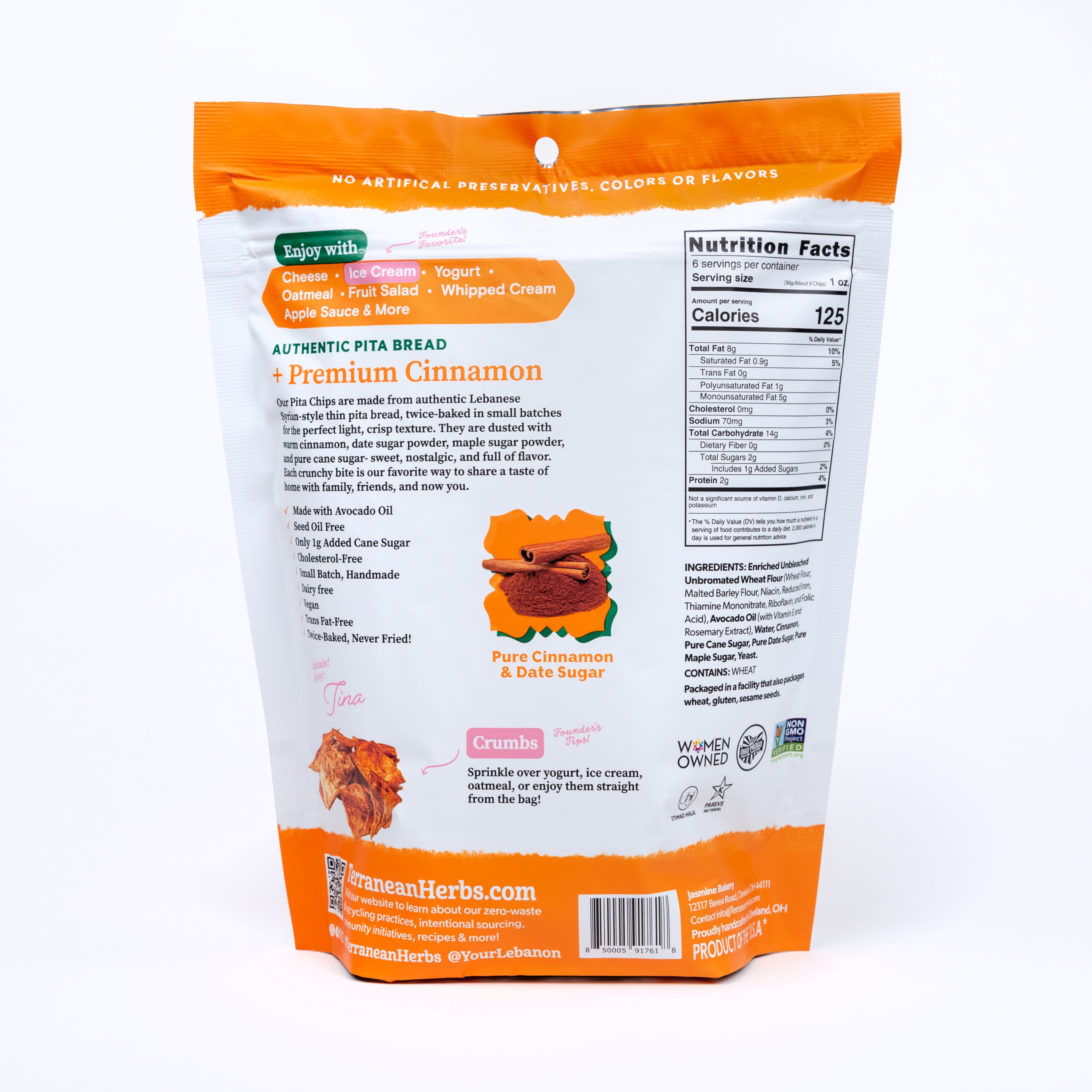 Cinnamon Sugar Pita Chips
