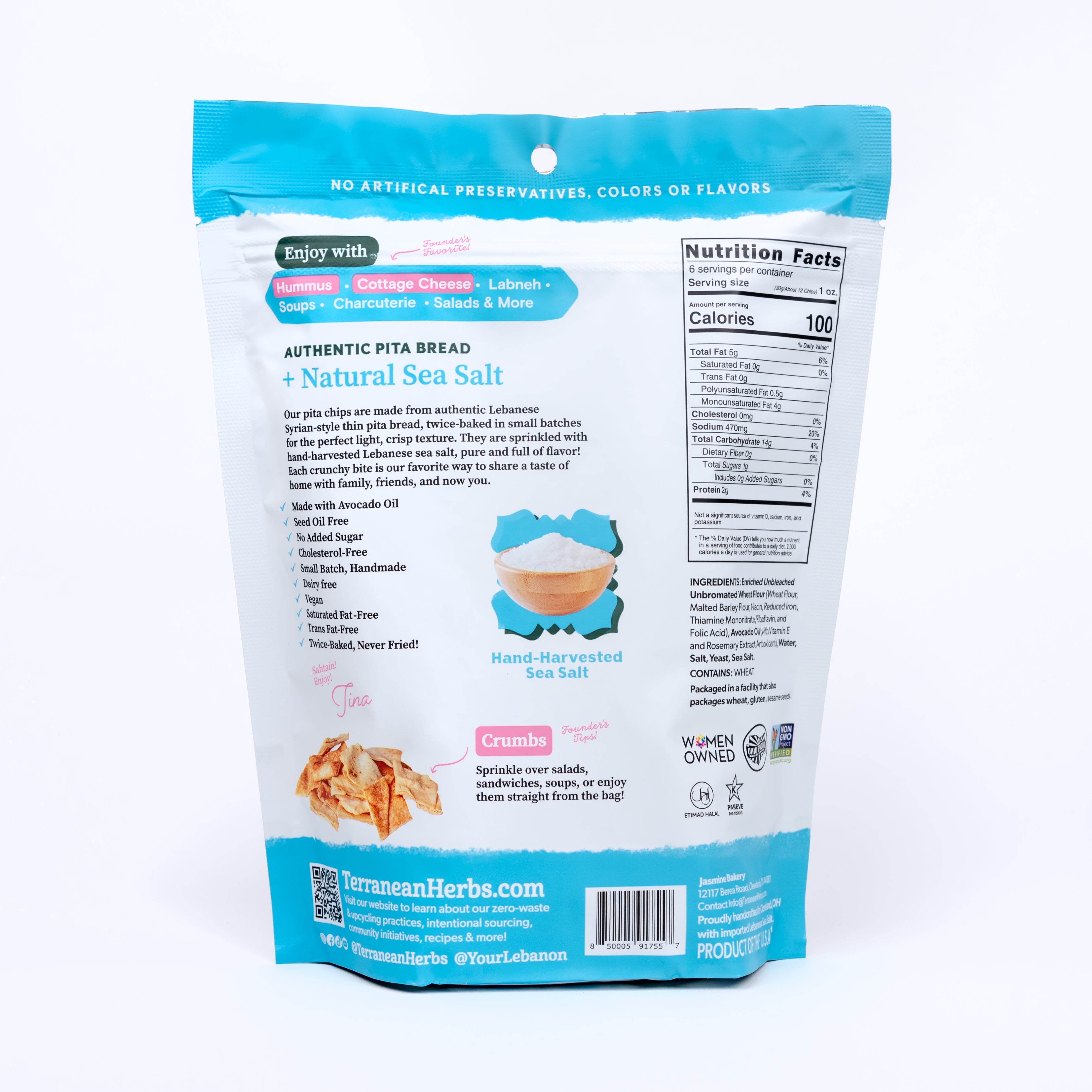 Sea Salt Pita Chips