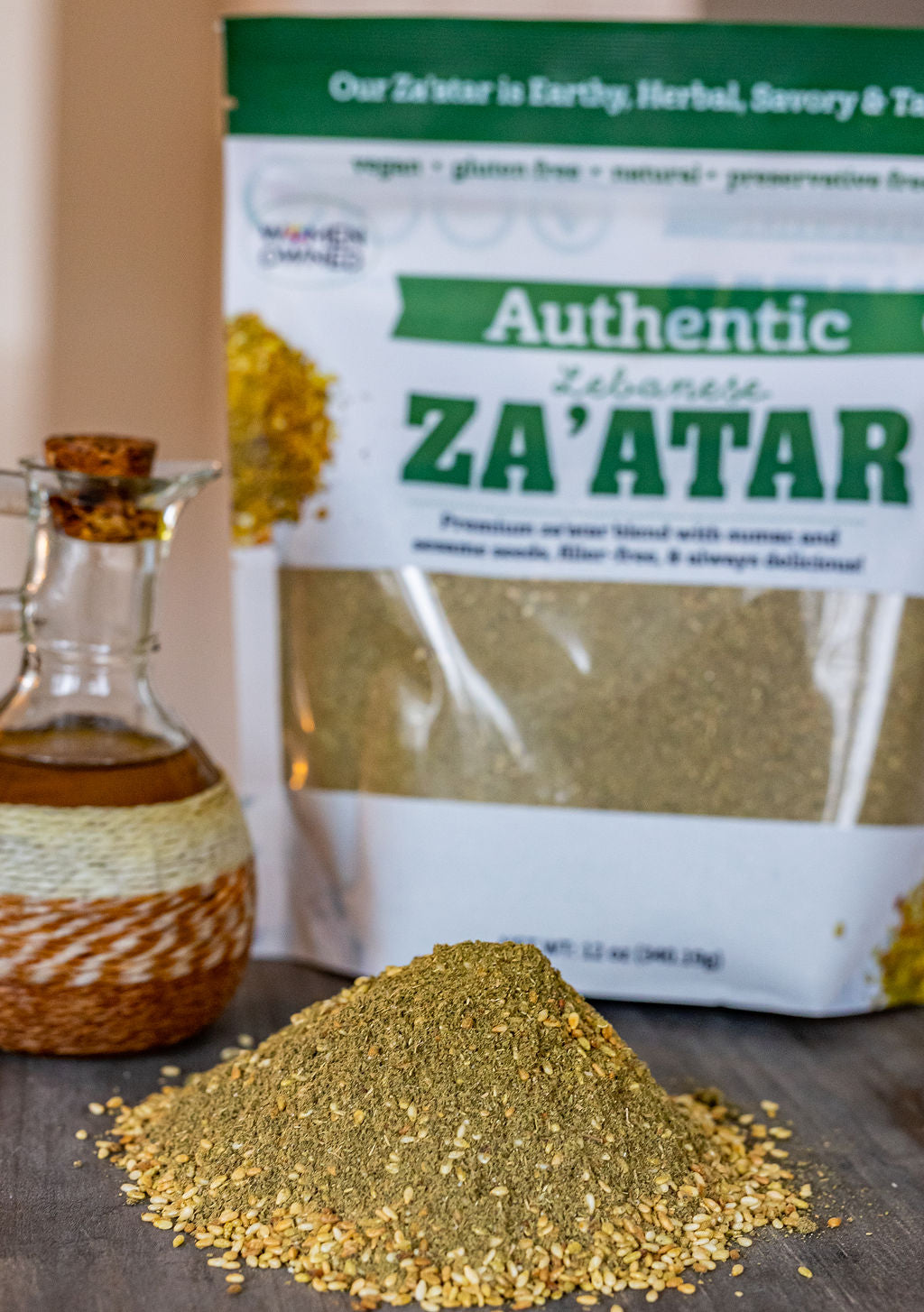 zaatar plant seeds Terranean Herbs & Spices Zaatar Blend: 12 oz Bulk Bag of Authentic Lebanese Flavor, Pure Ingredients, No Fillers
