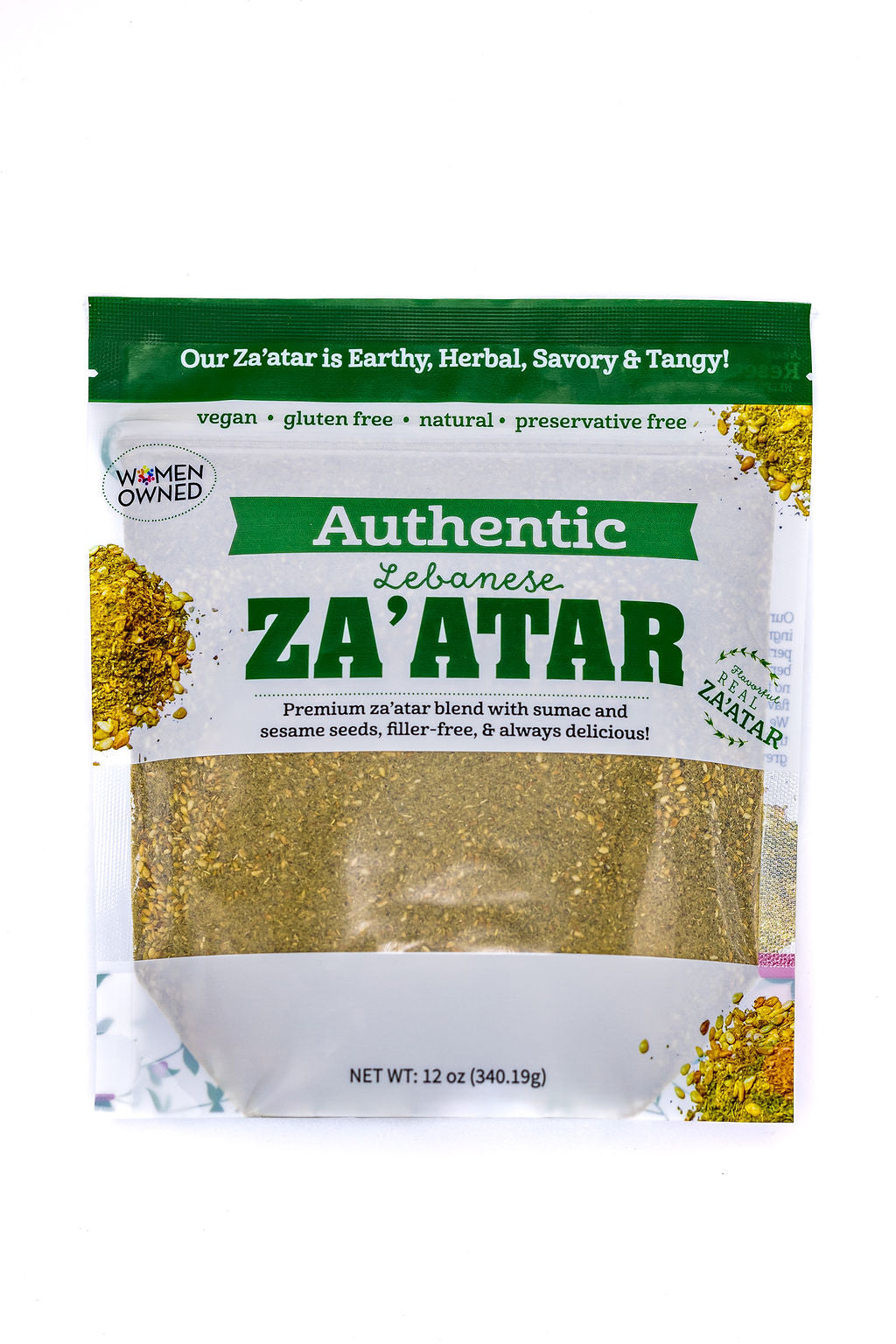 zaatar plant seeds Terranean Herbs & Spices Zaatar Blend: 12 oz Bulk Bag of Authentic Lebanese Flavor, Pure Ingredients, No Fillers