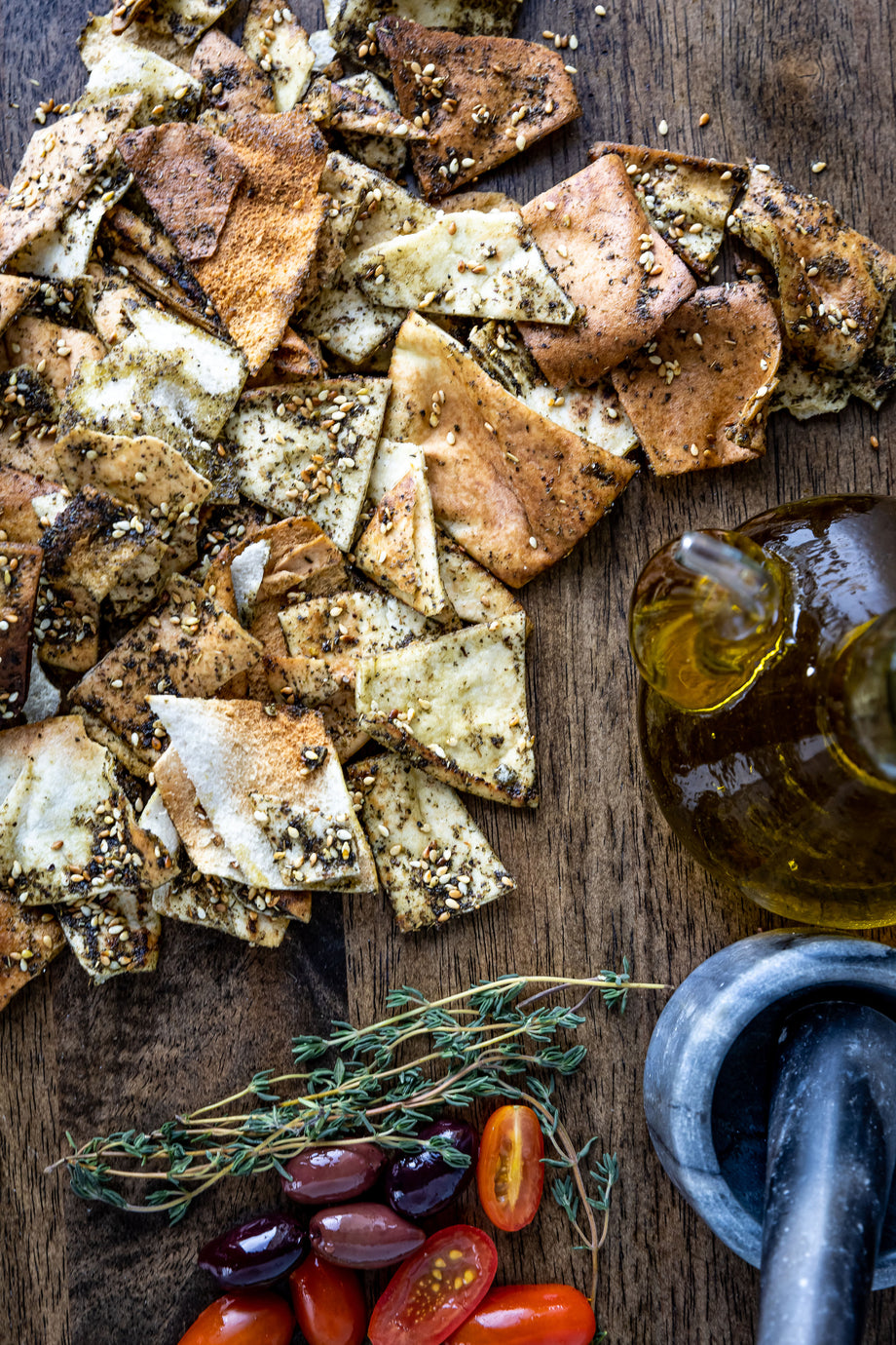 za atar pita chips